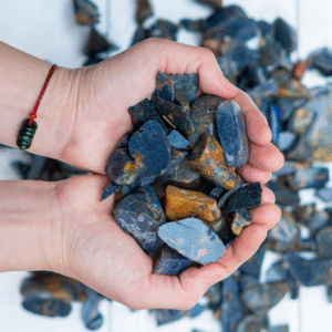 Đá Sapphire Xanh Vụn Thô 1A